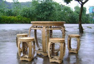 【直銷上海世博會竹家具制作工藝大師的作品:仿古大圓桌等竹木制品】價格_廠家_圖片 -